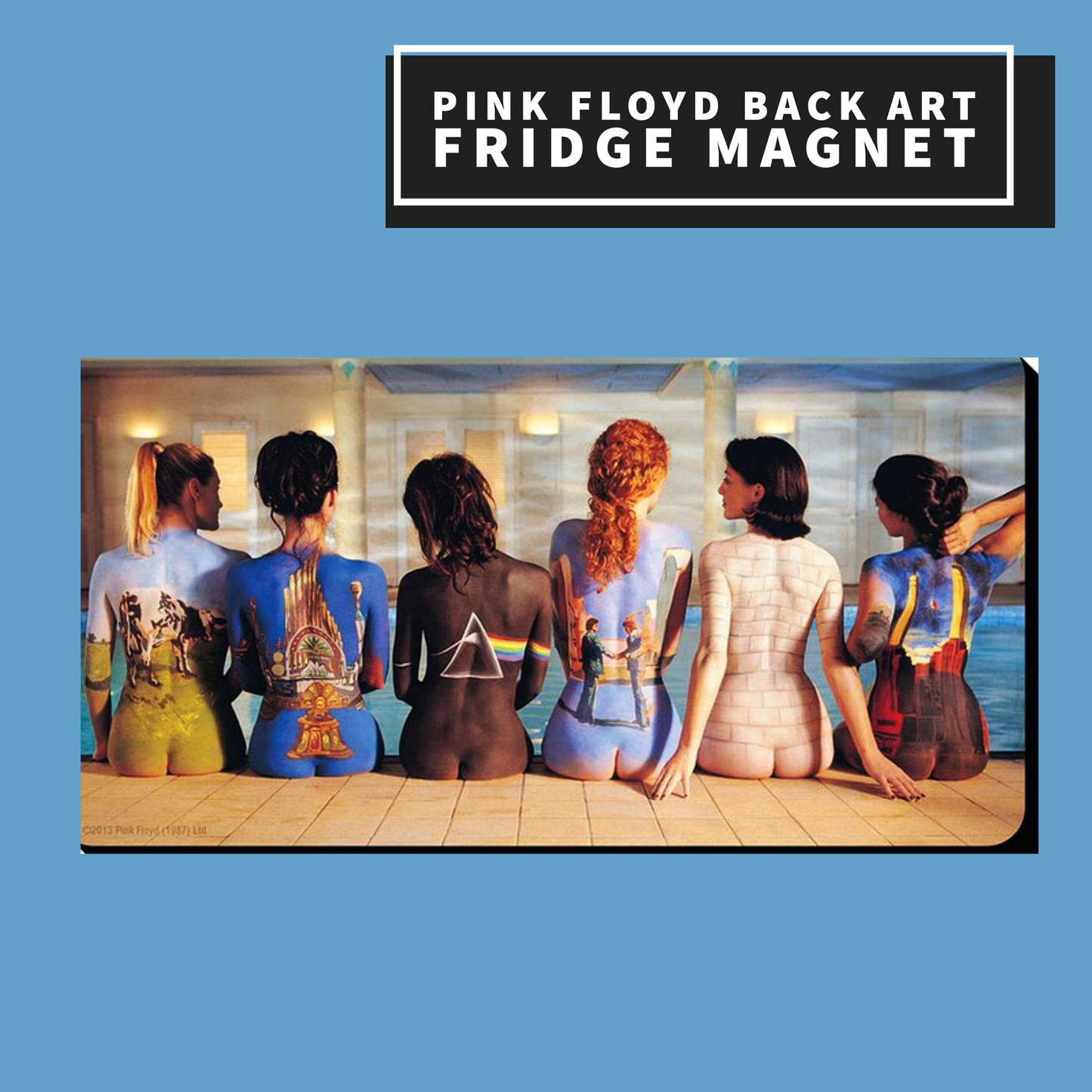 Pink Floyd - Iconic (Back Art) Thick Magnet