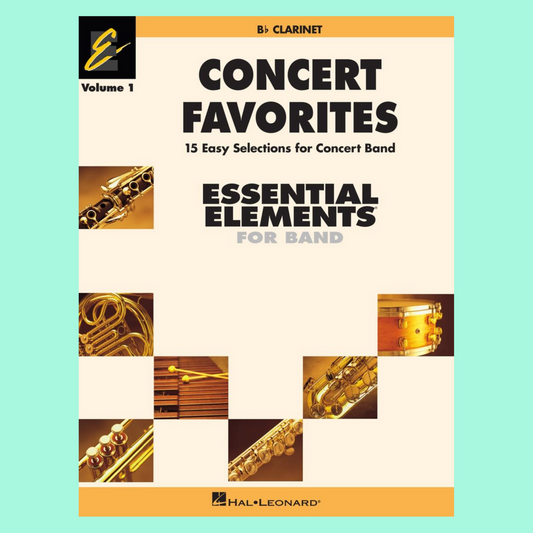 Essential Elements Concert Favorites Volume 1 Clarinet Bb Book