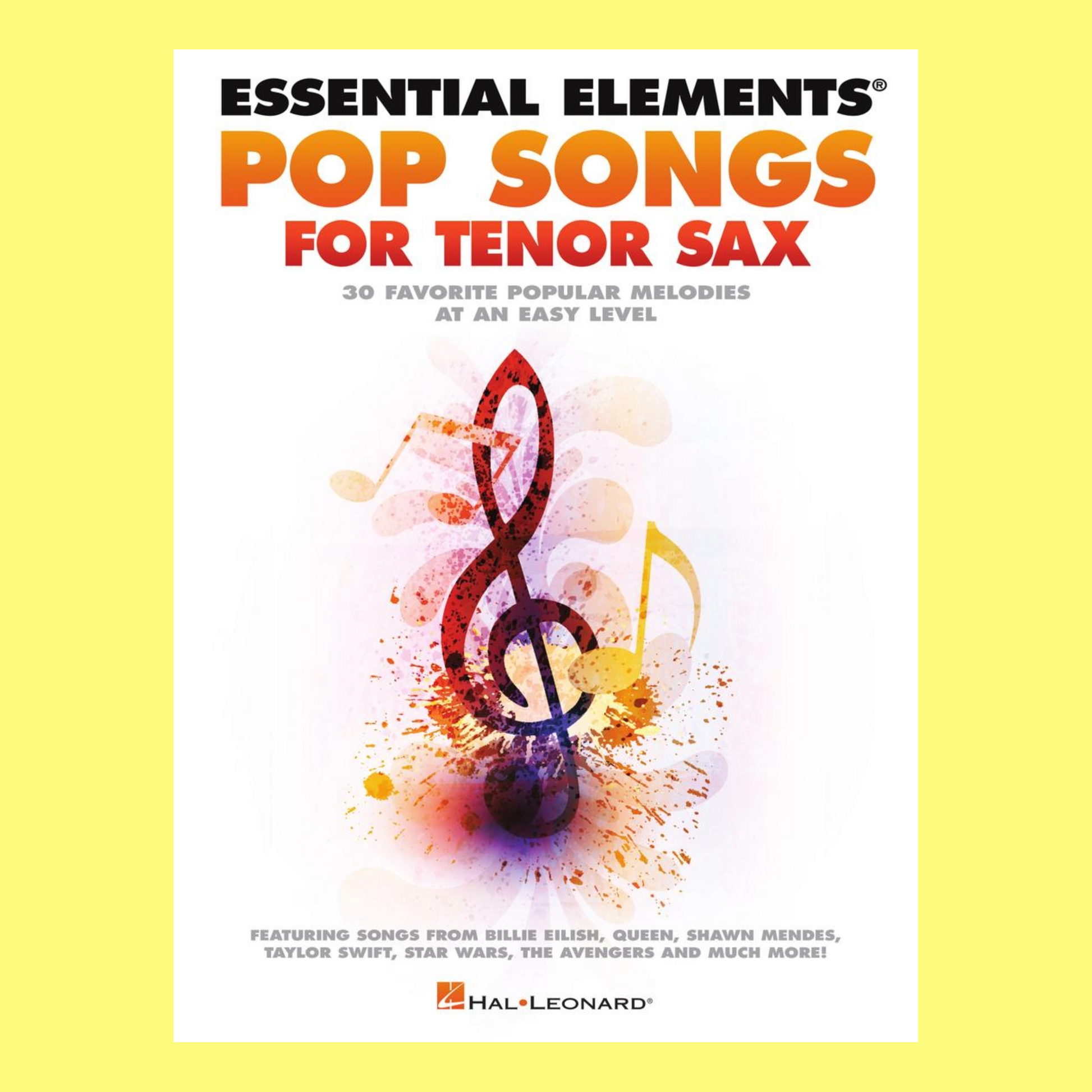 Essential Elements - Pop Songs For Tenor Saxophone Book