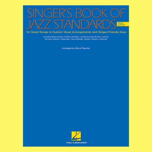 The Singer's Book of Jazz Standards - Mens' Edition Book