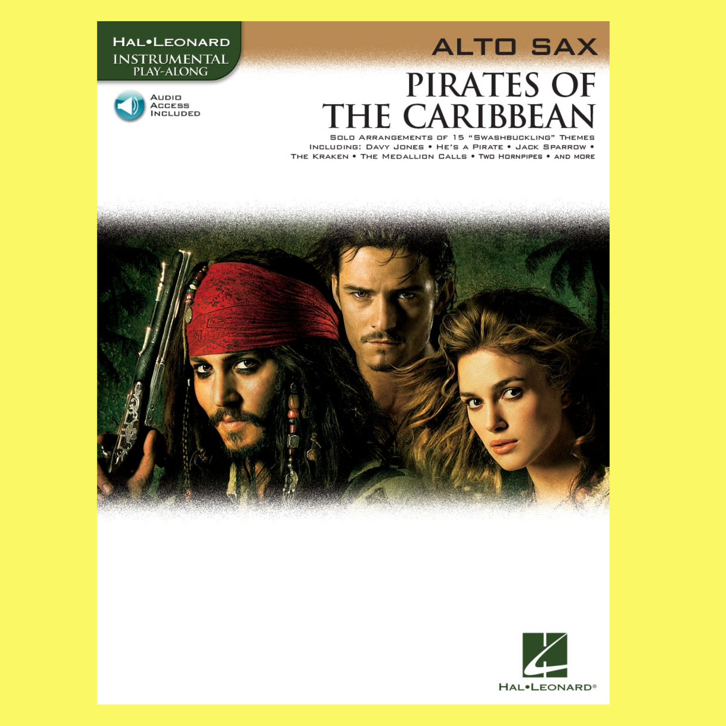 Pirates Of The Caribbean For Alto Saxophone Play Along Book/Ola