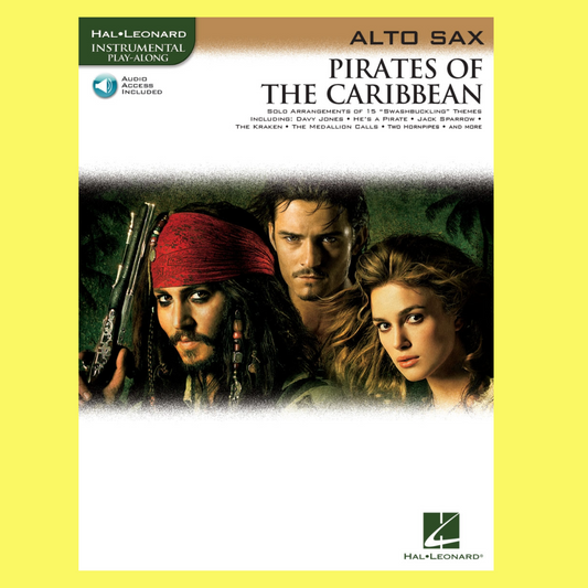 Pirates Of The Caribbean For Alto Saxophone Play Along Book/Ola