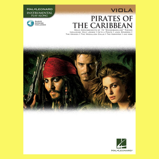 Pirates Of The Caribbean For Viola Play Along Book/Ola