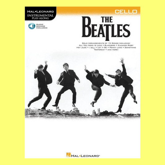 Beatles Instrumental Cello Play Along Book/Ola