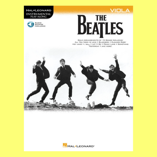 Beatles Instrumental Viola Play Along Book/Ola