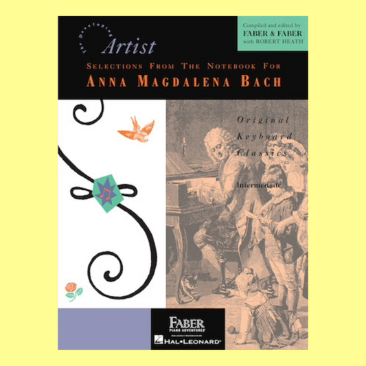 Faber Piano Literature - Selections from the Notebook for Anna Magdalena Bach Book