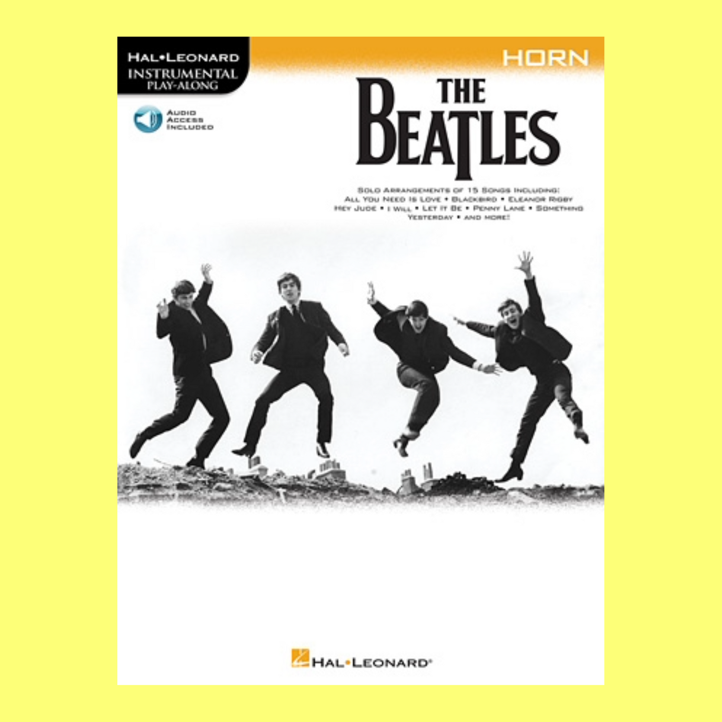 Beatles Instrumental Horn Play Along Book/Ola