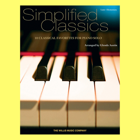 Simplified Classics for Piano Book