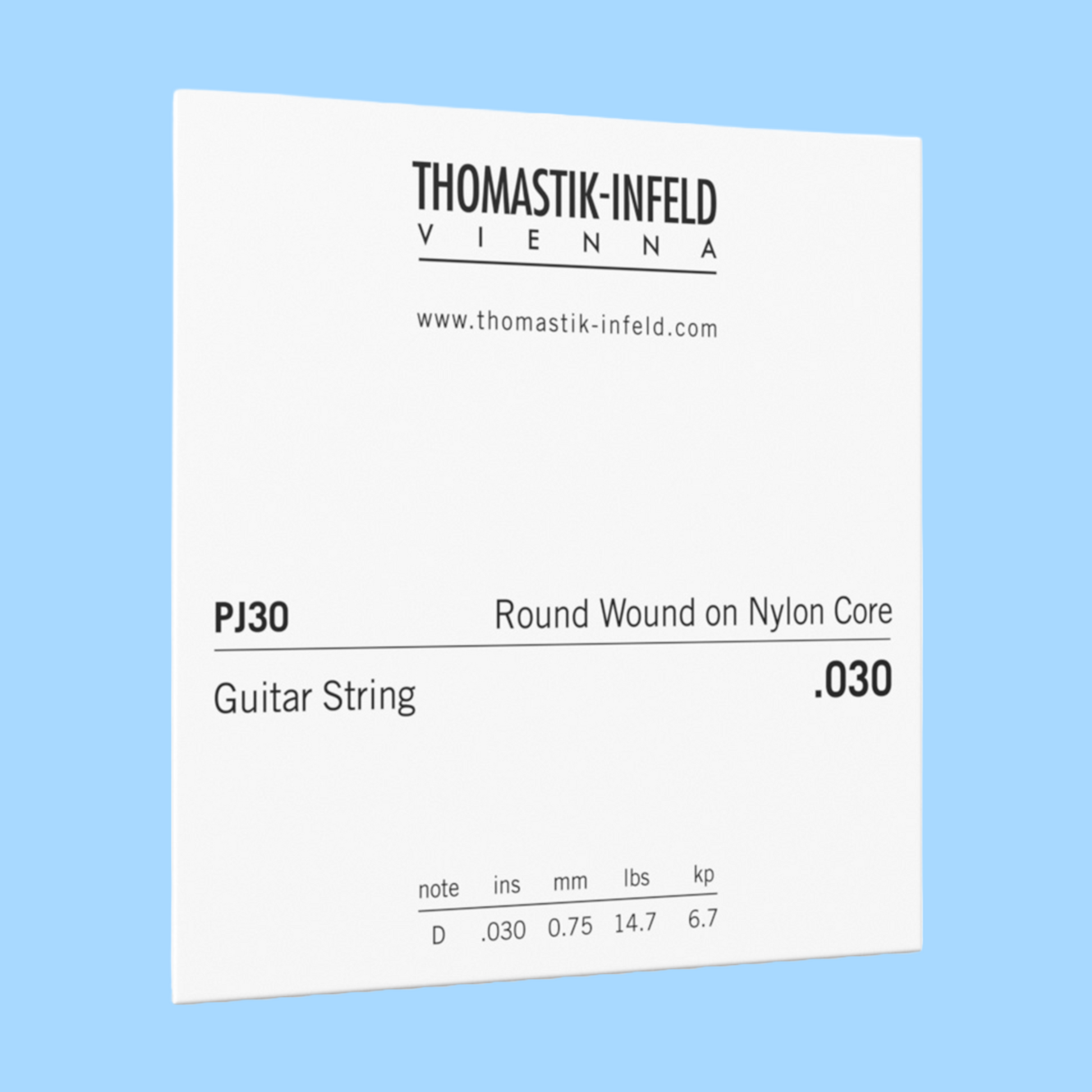 Thomastik PJ30 John Pearse Acoustic Guitar Single String - Gauge 0.030