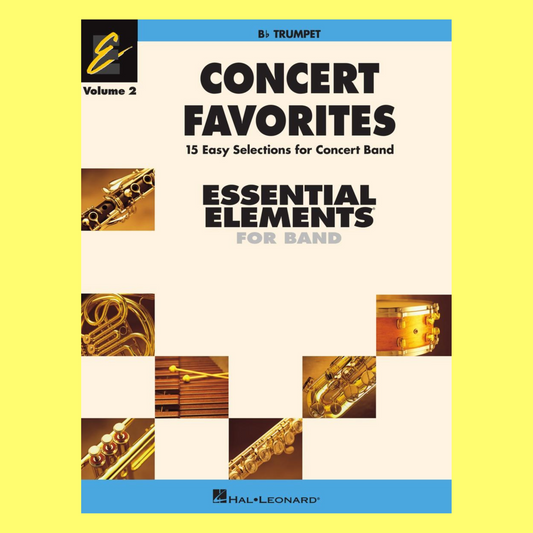 Essential Elements Concert Favorites Volume 2 - Trumpet Book