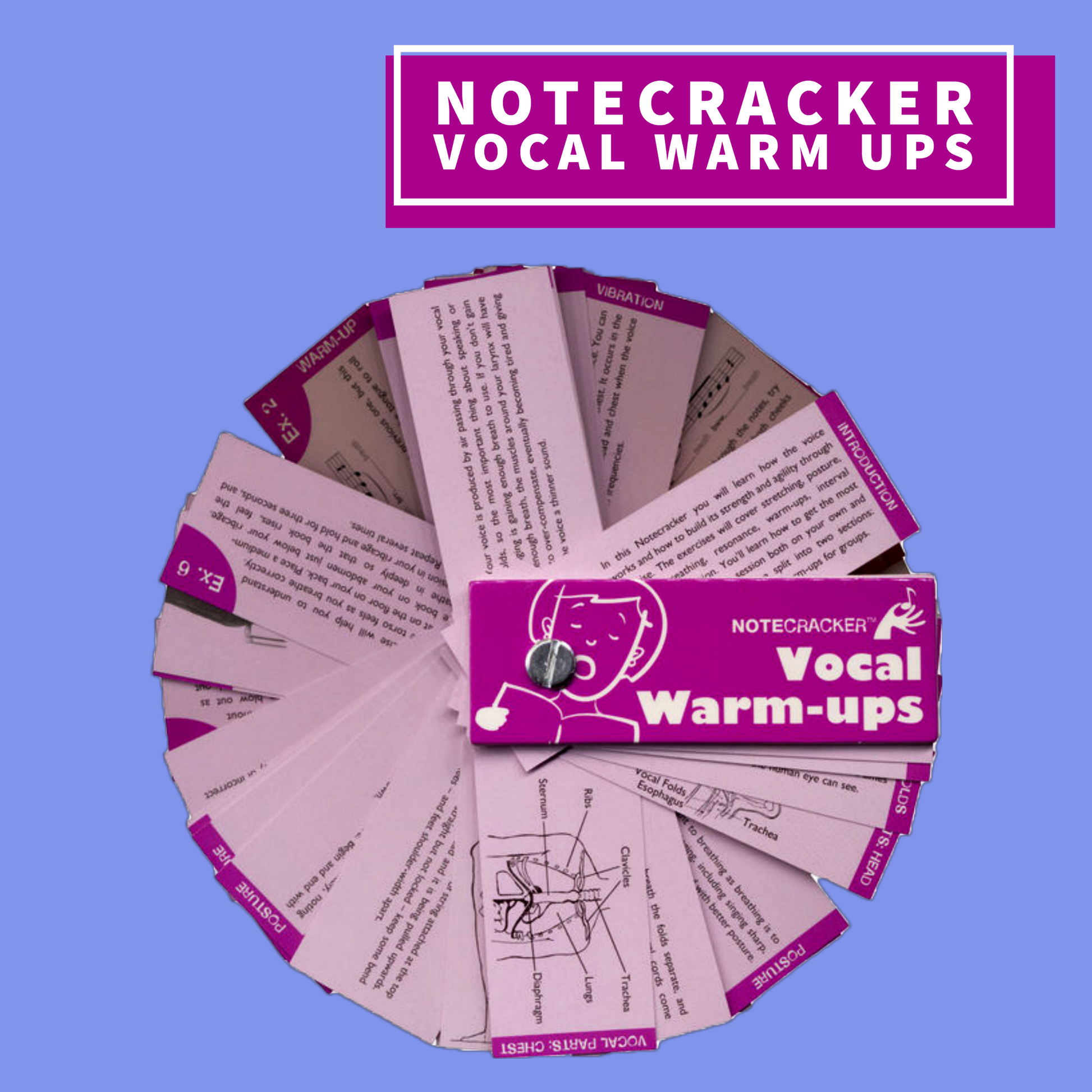 Notecracker Vocal Warm Ups - 70 Fun Learning Cards