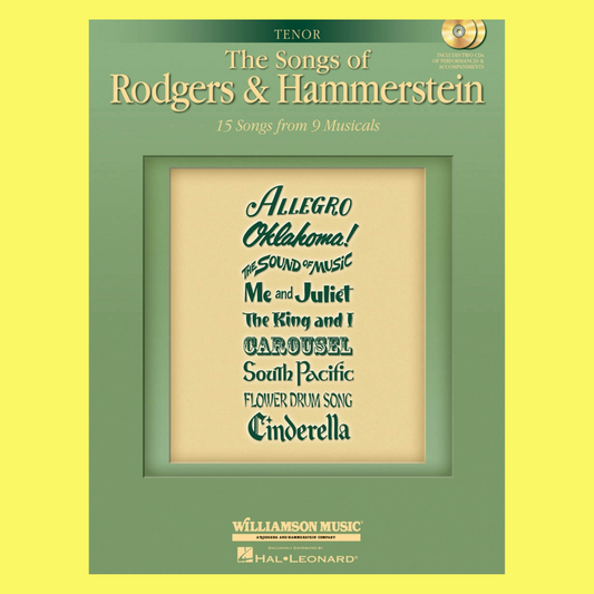 Songs Of Rodgers And Hammerstein - Tenor Book with CDs