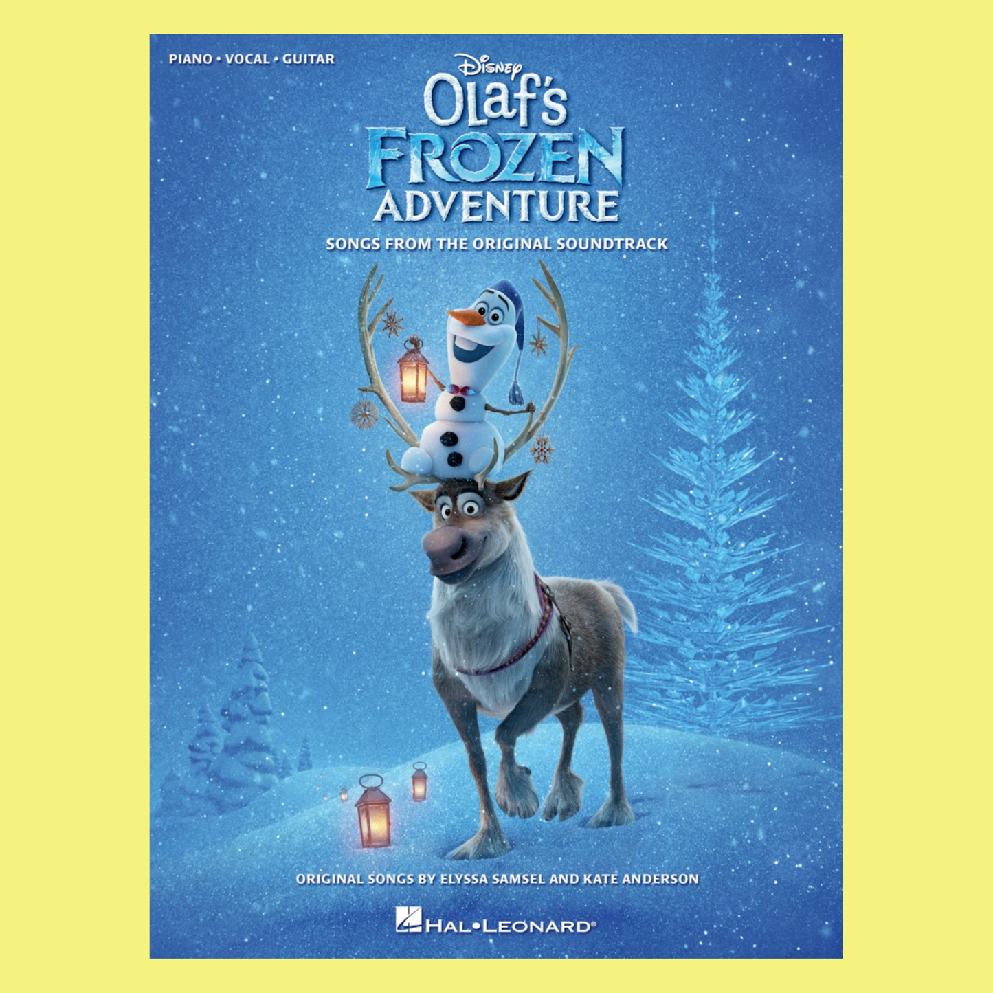 Olaf's Frozen Adventure Songs From The Soundtrack PVG Book