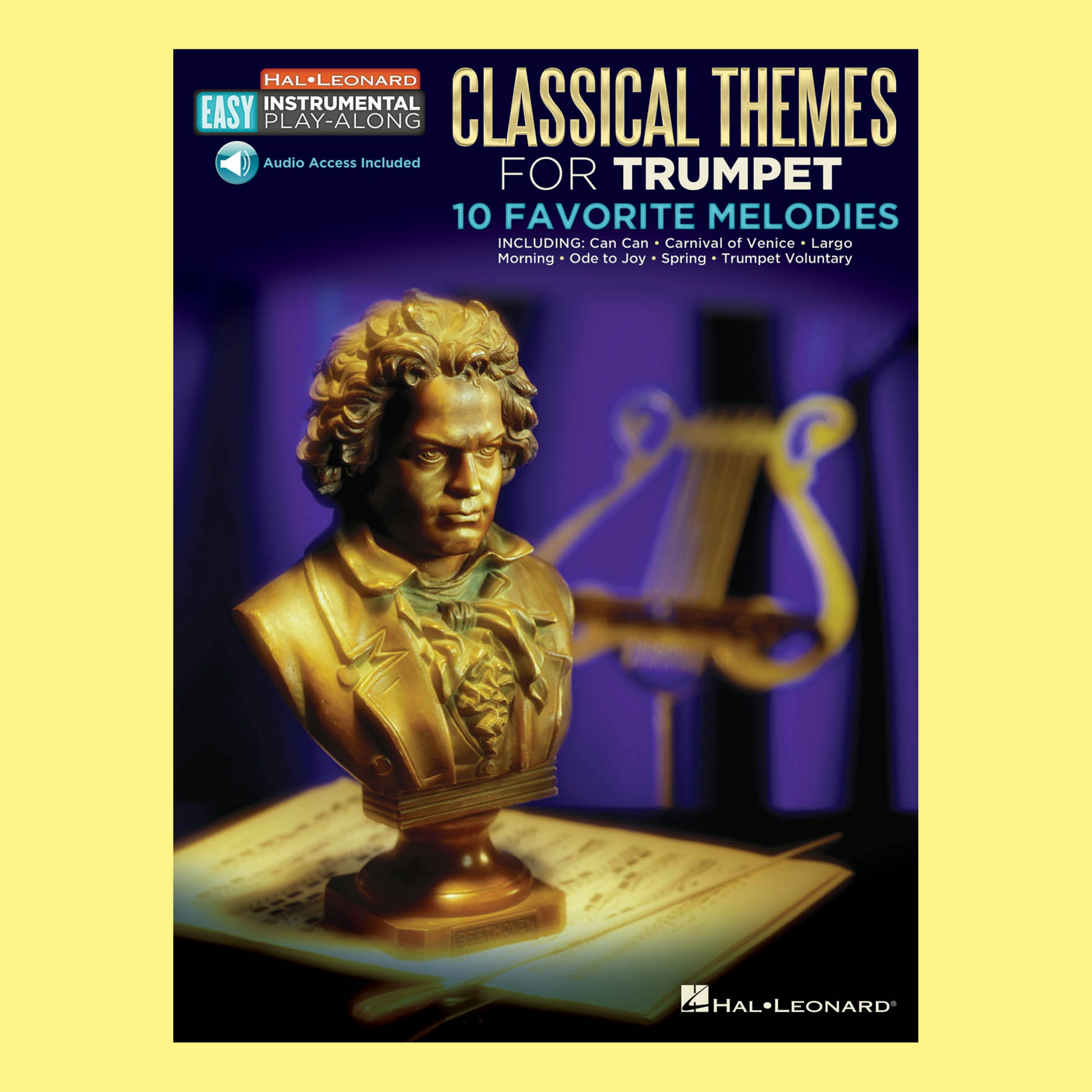 Classical Themes Trumpet Easy Instrument Play Along Book/Ola