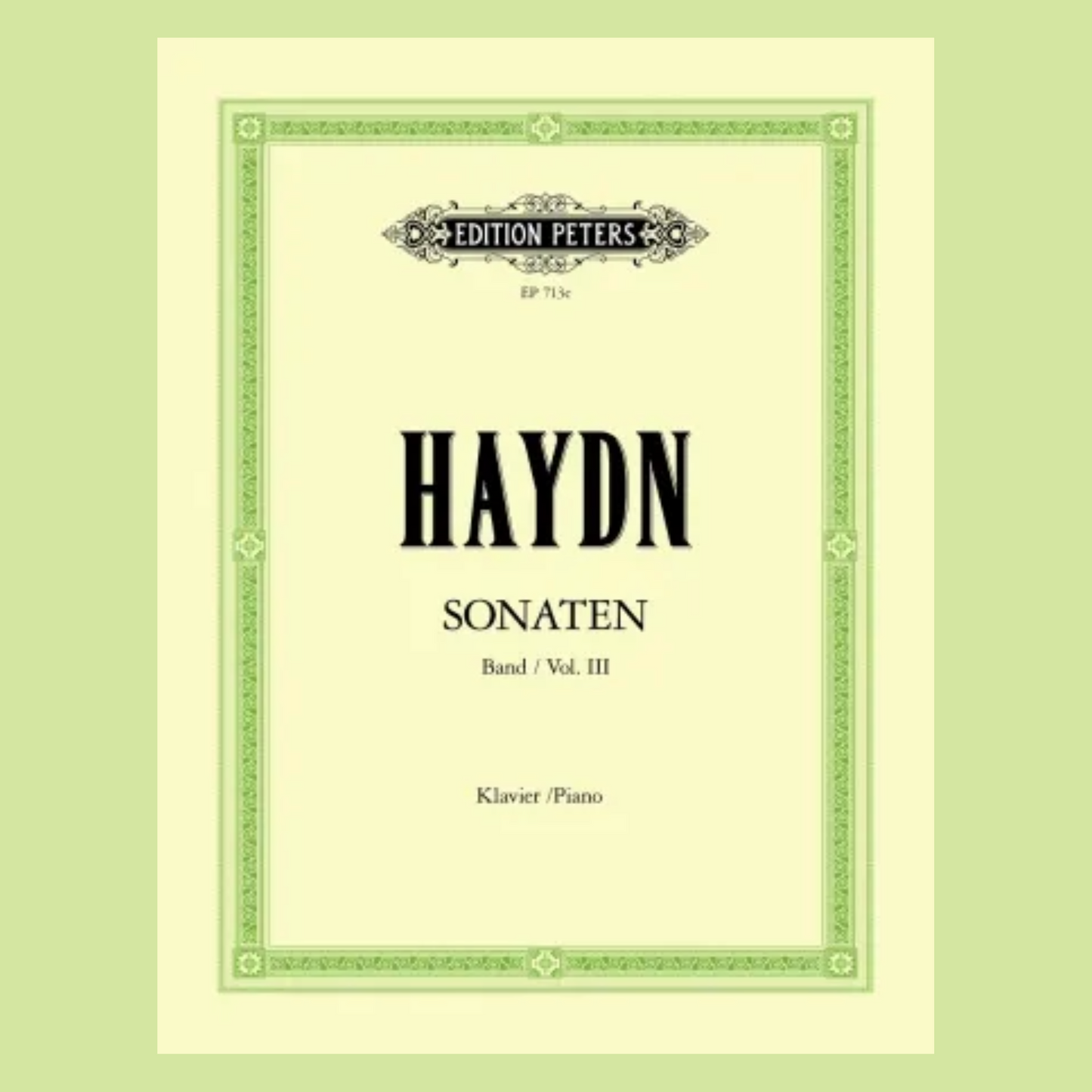 Haydn - Piano Sonatas Volume 3 Book