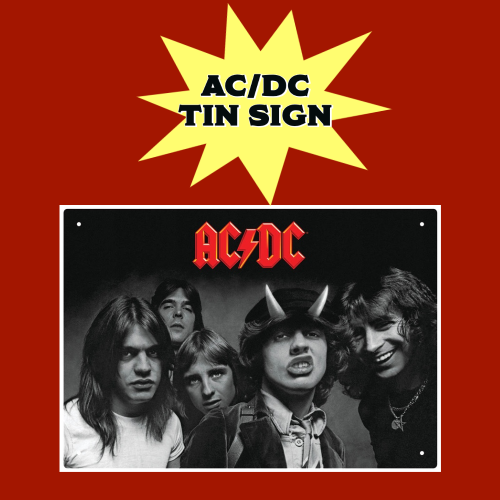 AC/DC Highway To Hell Tin Sign