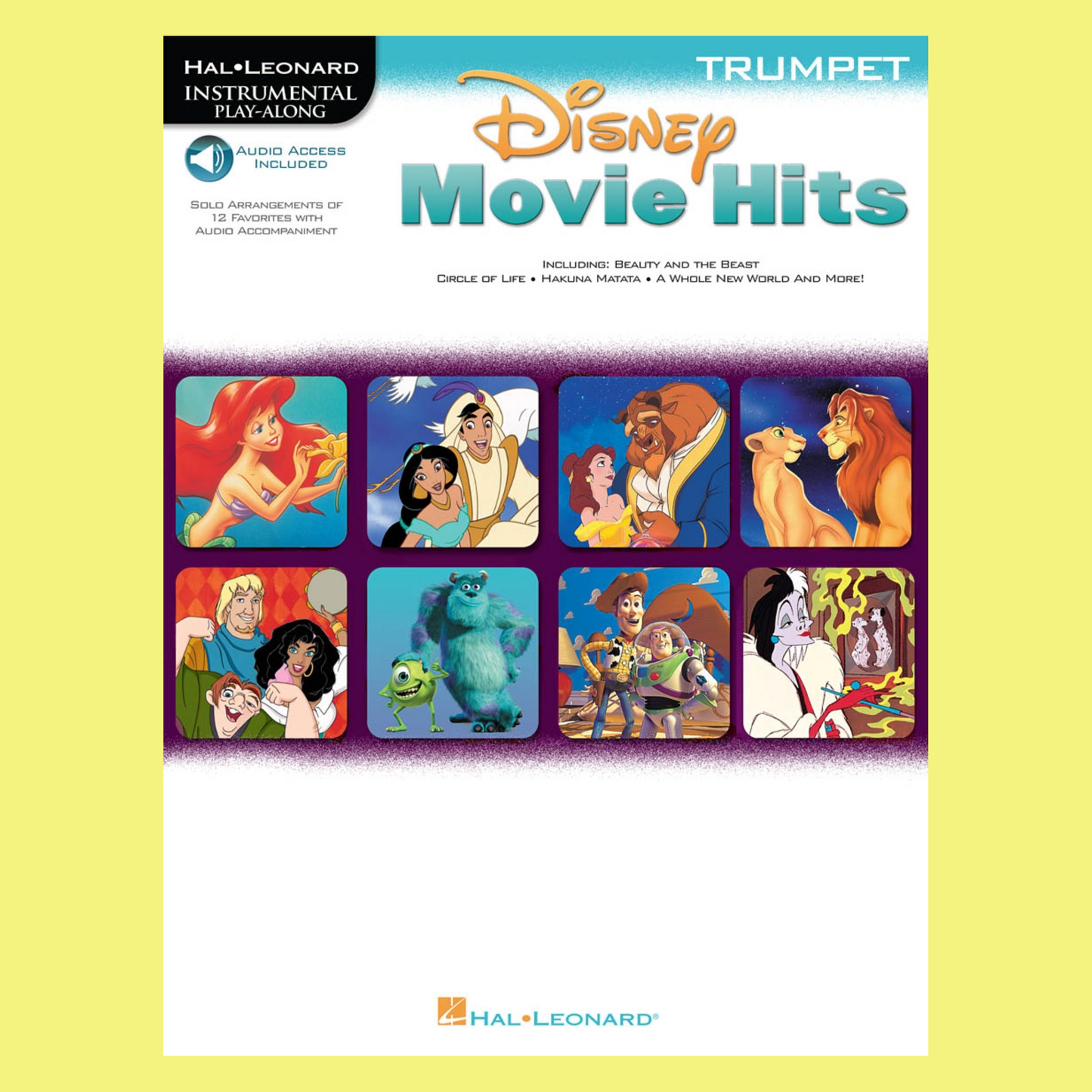 Disney Movie Hits For Trumpet Play Along Book/Ola