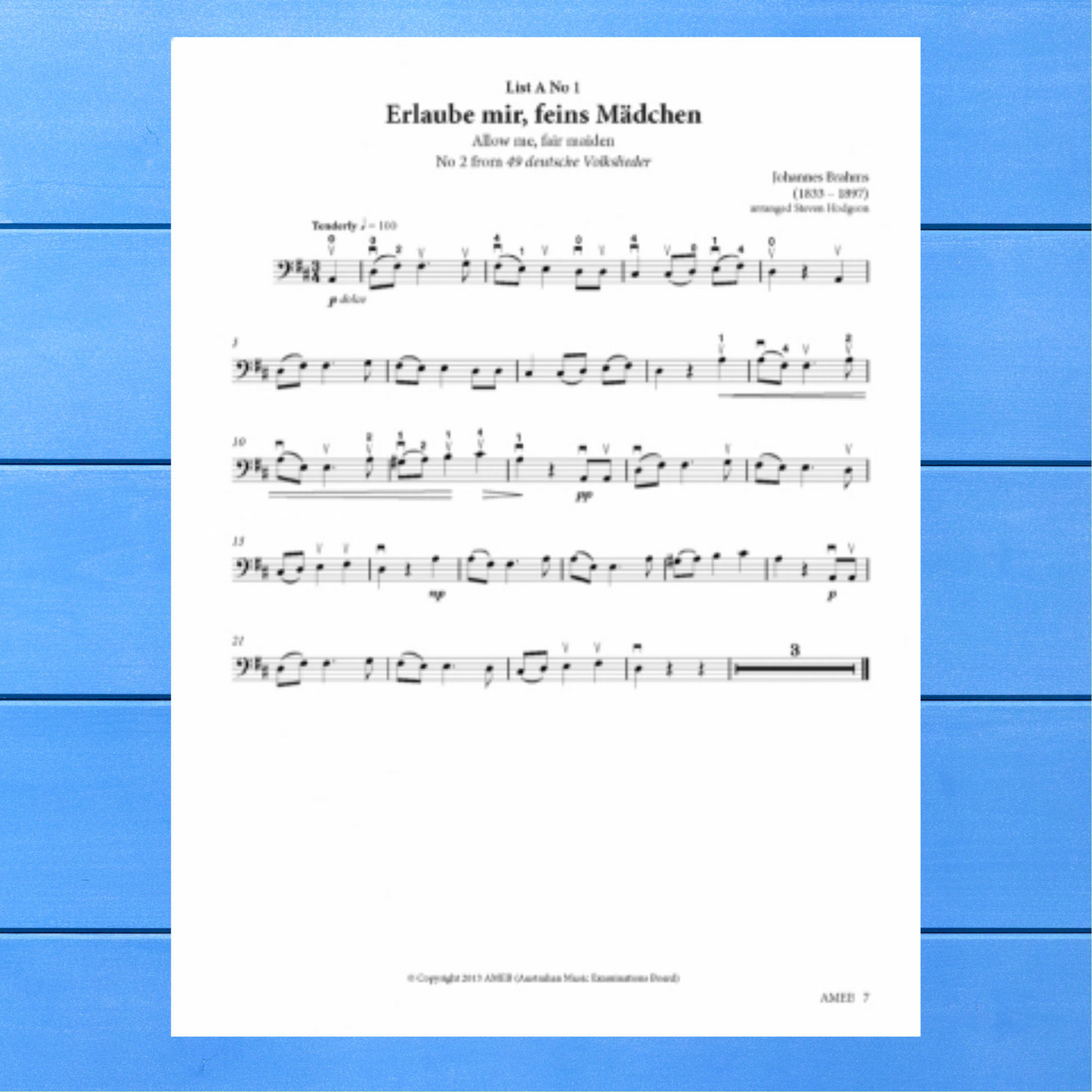 AMEB Double Bass Series 1 - Grade 1 Book