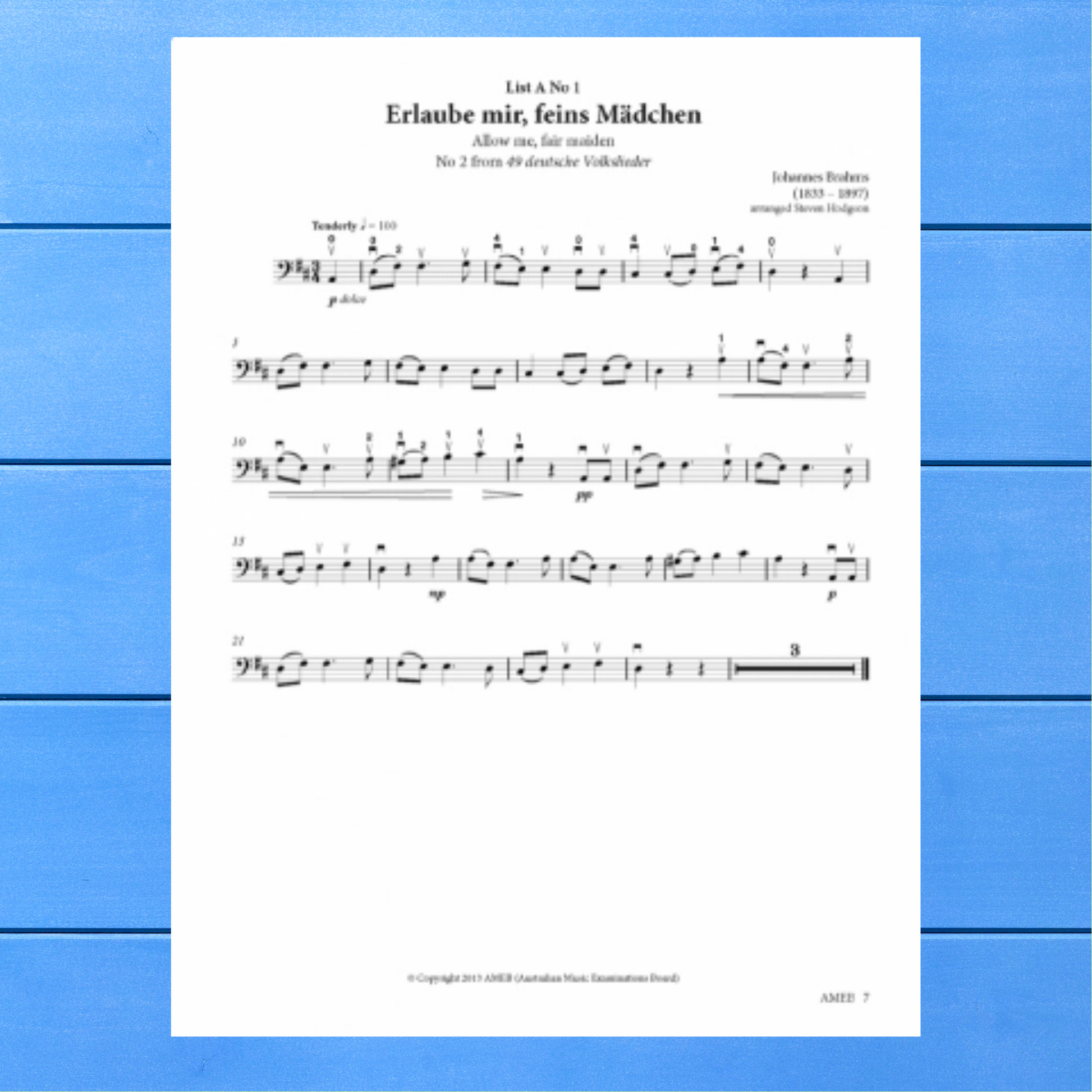 AMEB Double Bass Series 1 - Grade 1 Book