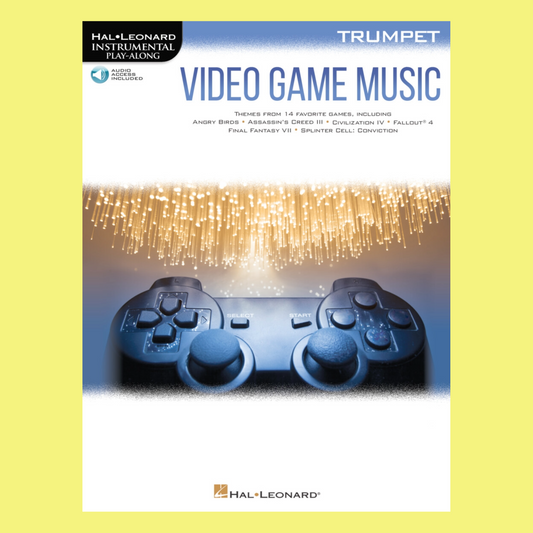 Video Game Music For Trumpet Play Along Book/Ola