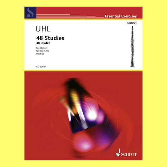 Alfred Uhl - 48 Studies For Clarinet Complete Book (New Edition)