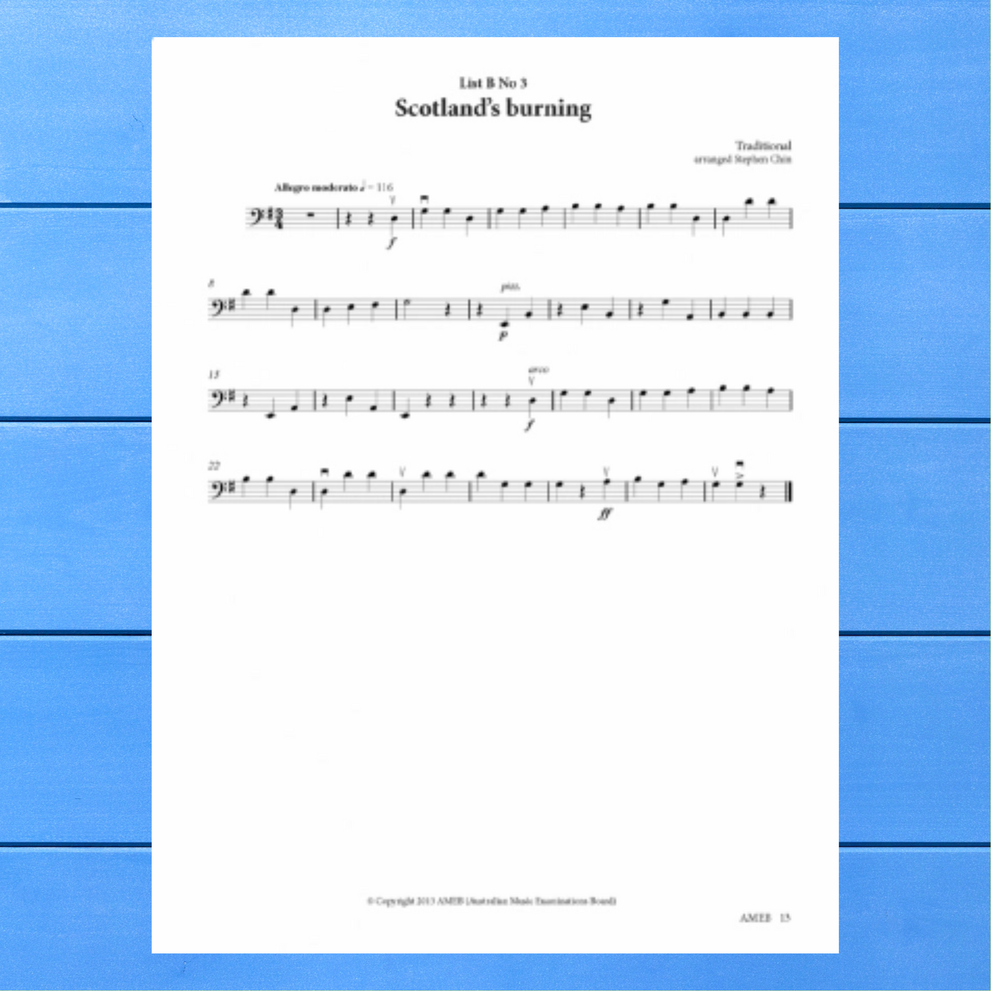 AMEB Double Bass Series 1 - Preliminary Book