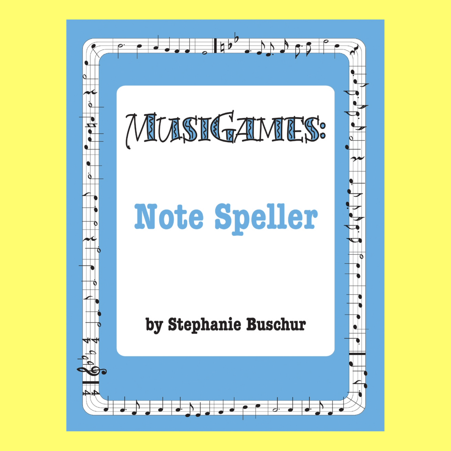 Musigames - Notespeller Book