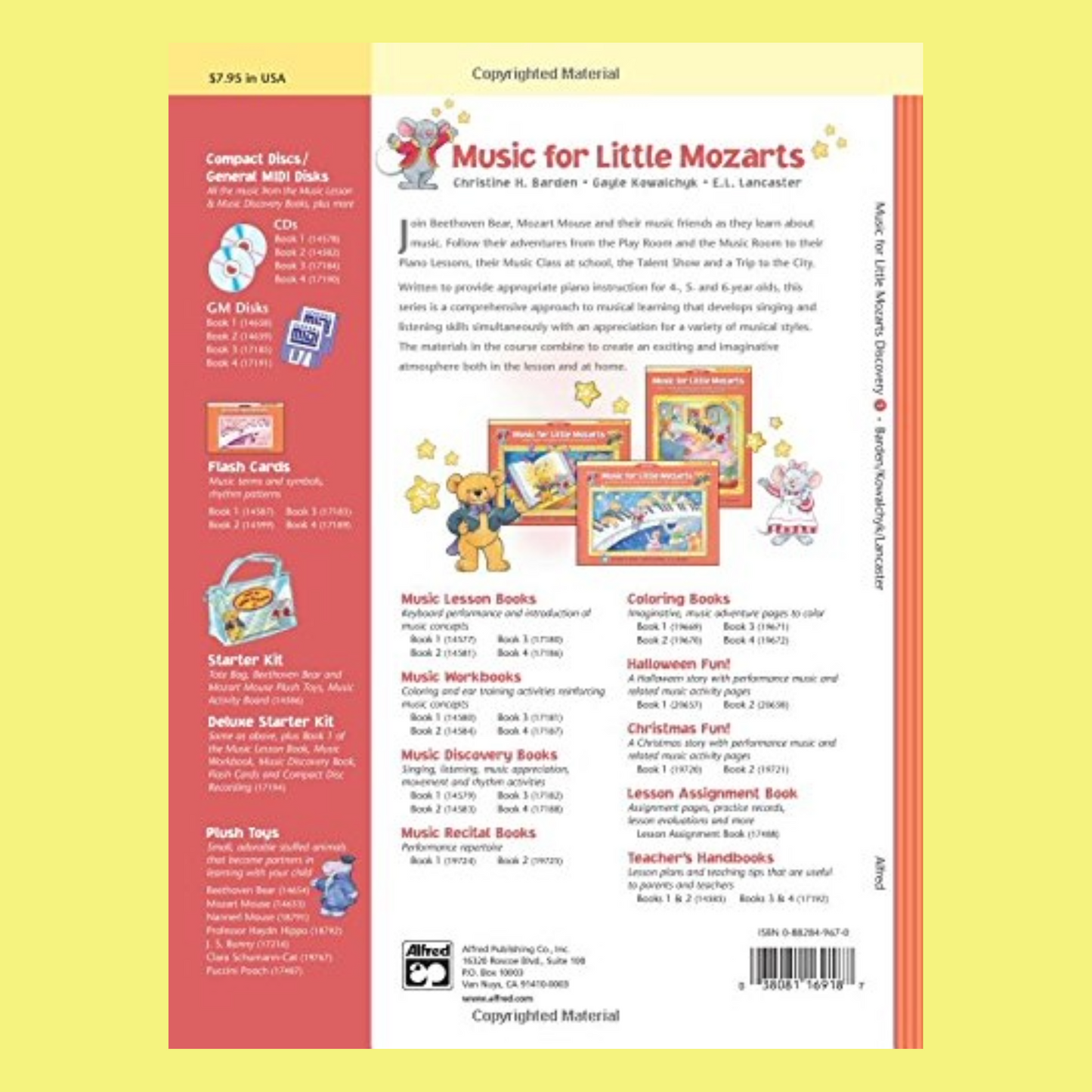 Alfred's Music For Little Mozarts - Music Discovery Book 1