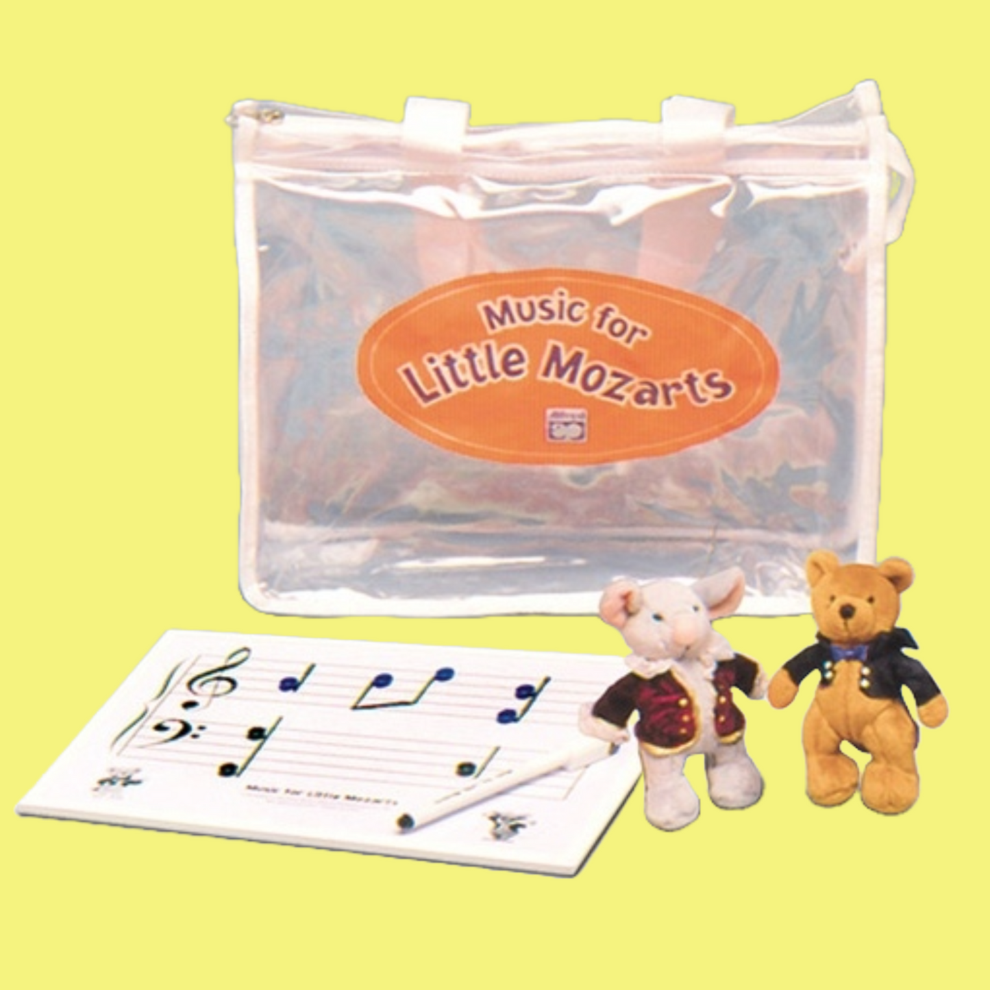 Alfred's Music For Little Mozarts Student Starter Kit - Books, Bag, Toys & Activity Board