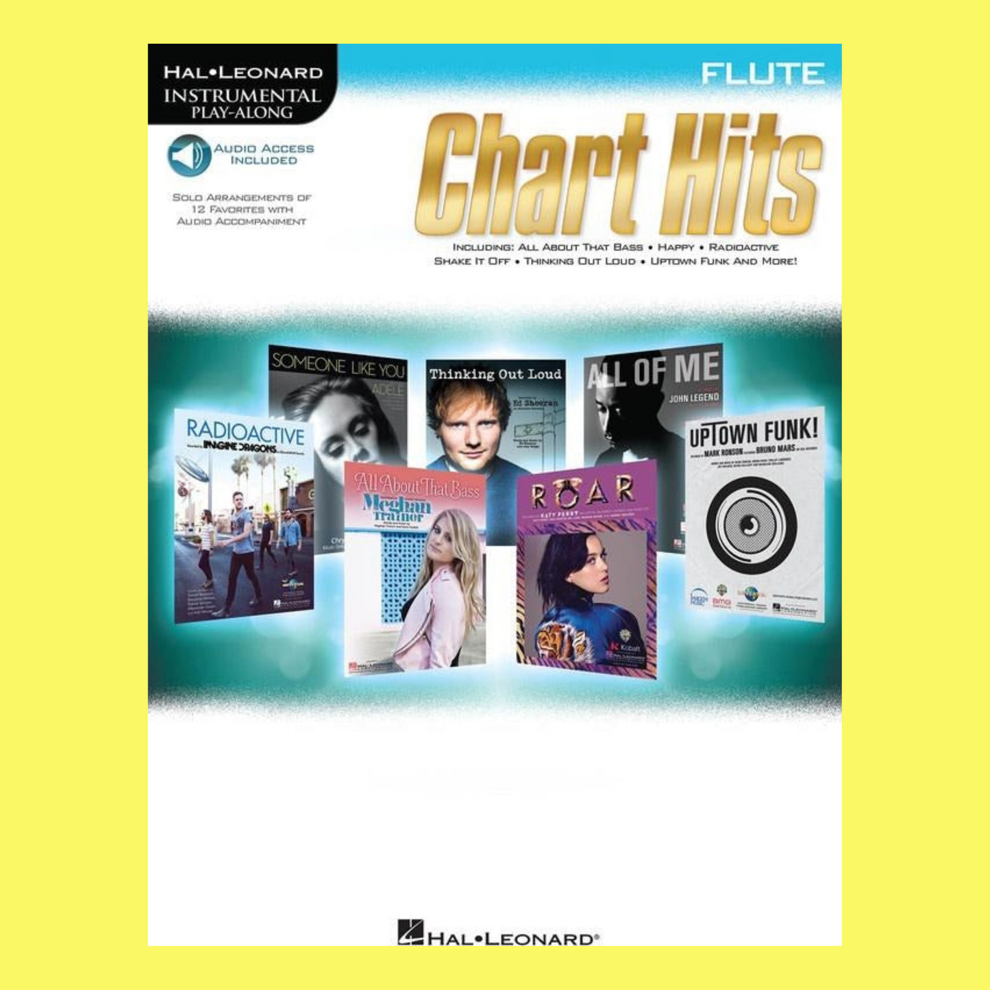 Chart Hits Flute Play Along Book/Ola