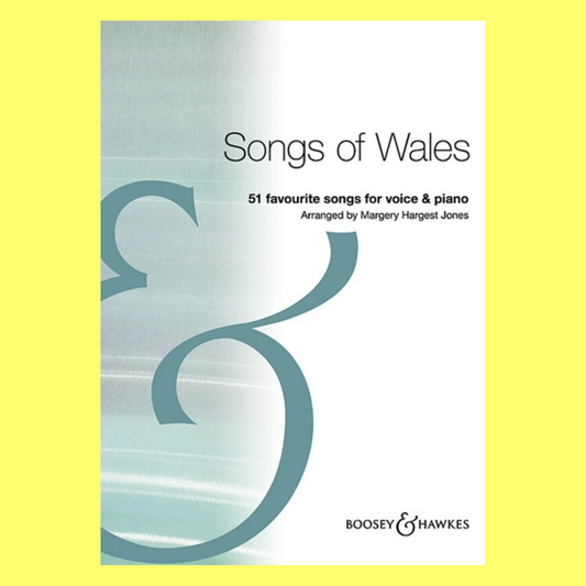 Songs Of Wales For Voice with Piano Accompaniment Book