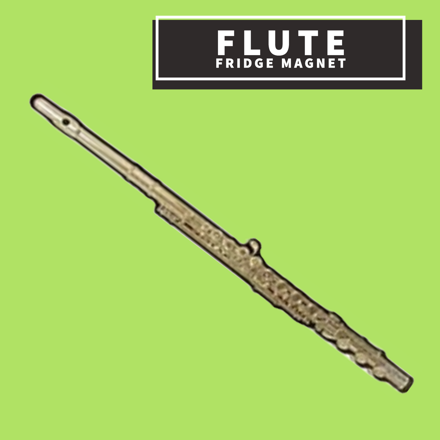 Flute Fridge Magnet