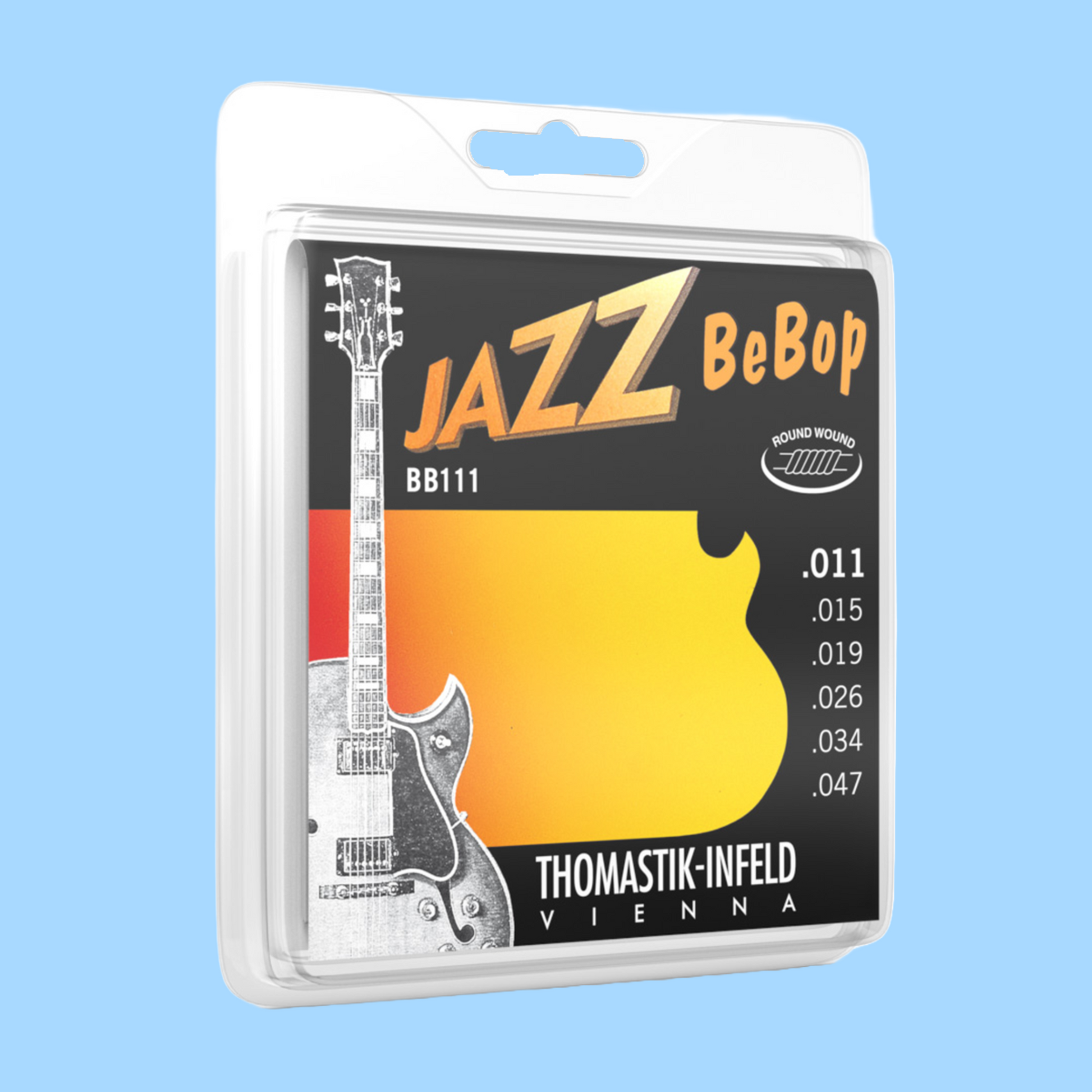 Thomastik BB111 Bebop Jazz Guitar Roundwound 11-47 String Set