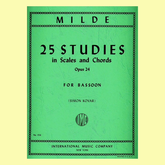 Kovar - 25 Studies In Scales & Chords Op 24 Bassoon