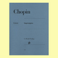 Chopin - Impromptus For Piano Book (Urtext Edition)