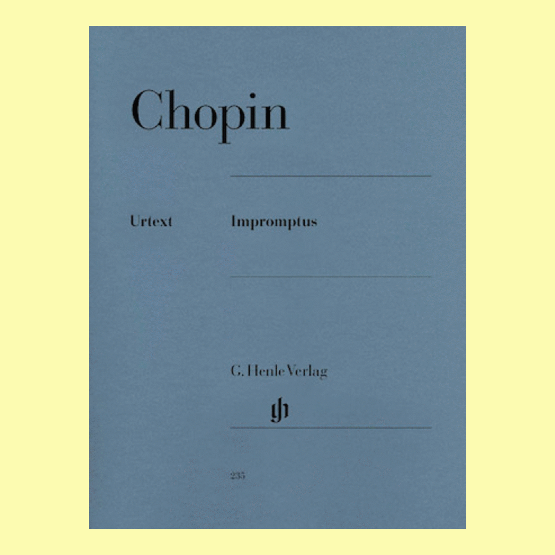 Chopin - Impromptus For Piano Book (Urtext Edition)