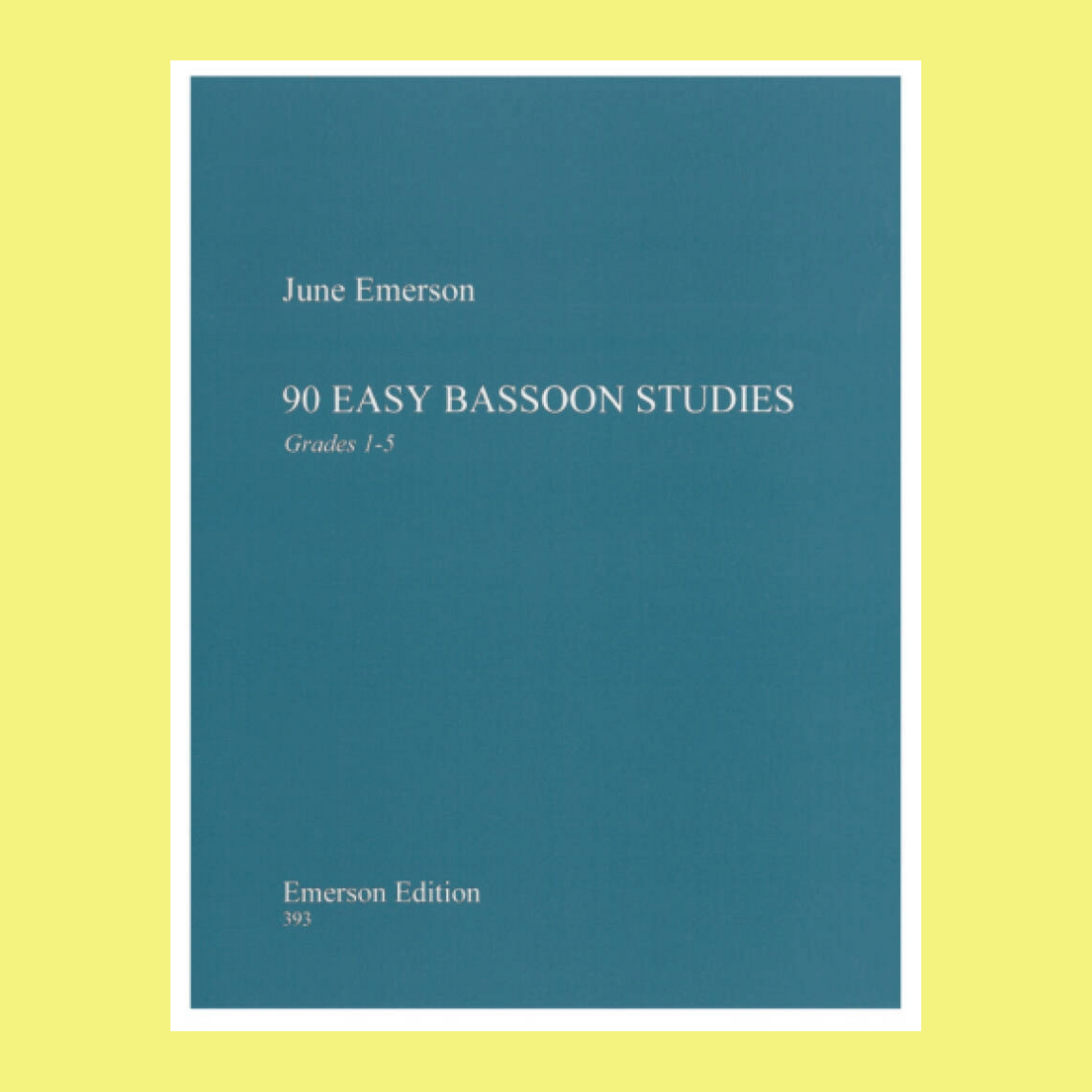 Emerson - 90 Easy Bassoon Studies