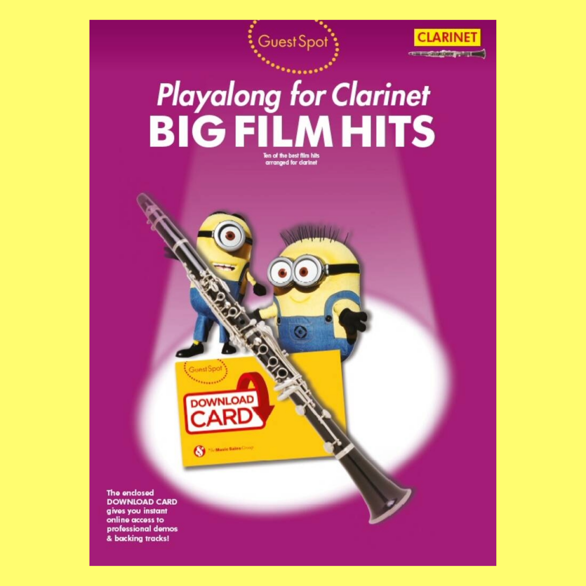 Guest Spot Play Along For Clarinet Big Film Hits Book/Ola