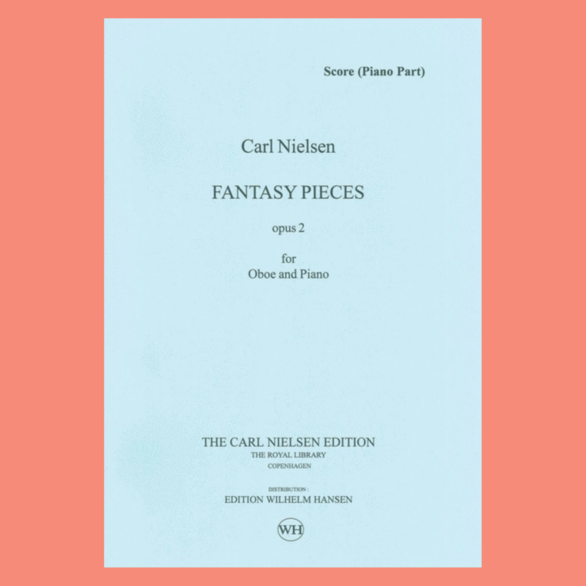 Carl Nielsen - Fantasy Pieces Op 2 for Oboe with Piano Accompaniment Book