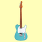 Northstar Cadillac Blue T-Style Electric Guitar, Amp & Accessory Christmas Pack