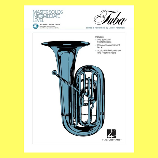 Master Solos Intermediate Level Tuba Bk/Ola