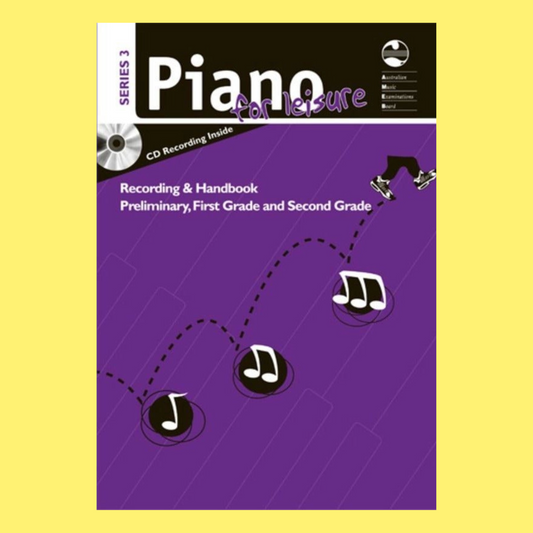 AMEB Piano For Leisure Series 3 - Recording Cd & Handbook Preliminary To Grade 2