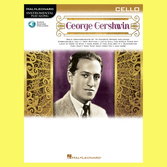 George Gershwin For Cello Play Along Book/Ola