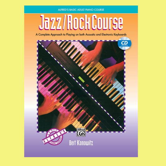 Alfred's Basic Adult Piano Course - Jazz/Rock Course (Book and Cd)