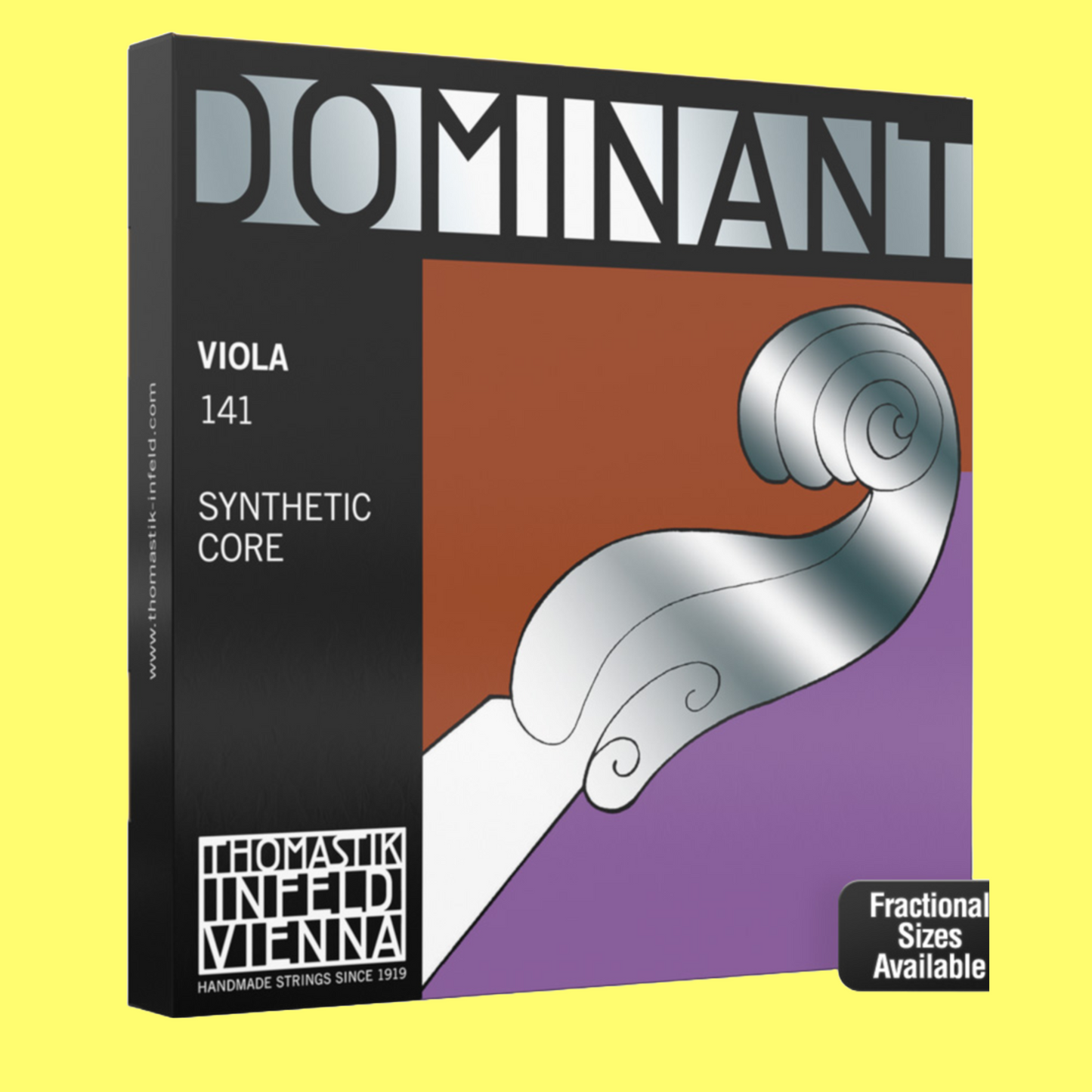 Thomastik 141H Dominant Viola 1/2 String Set Synthetic Core