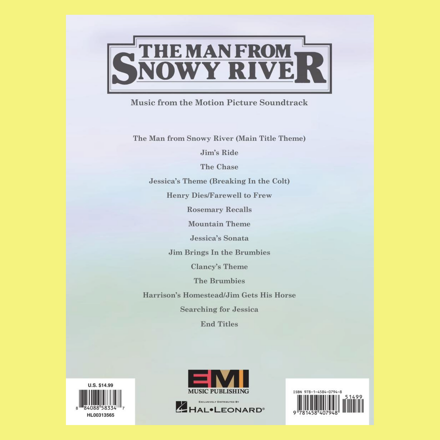 Man From Snowy River Piano Solos