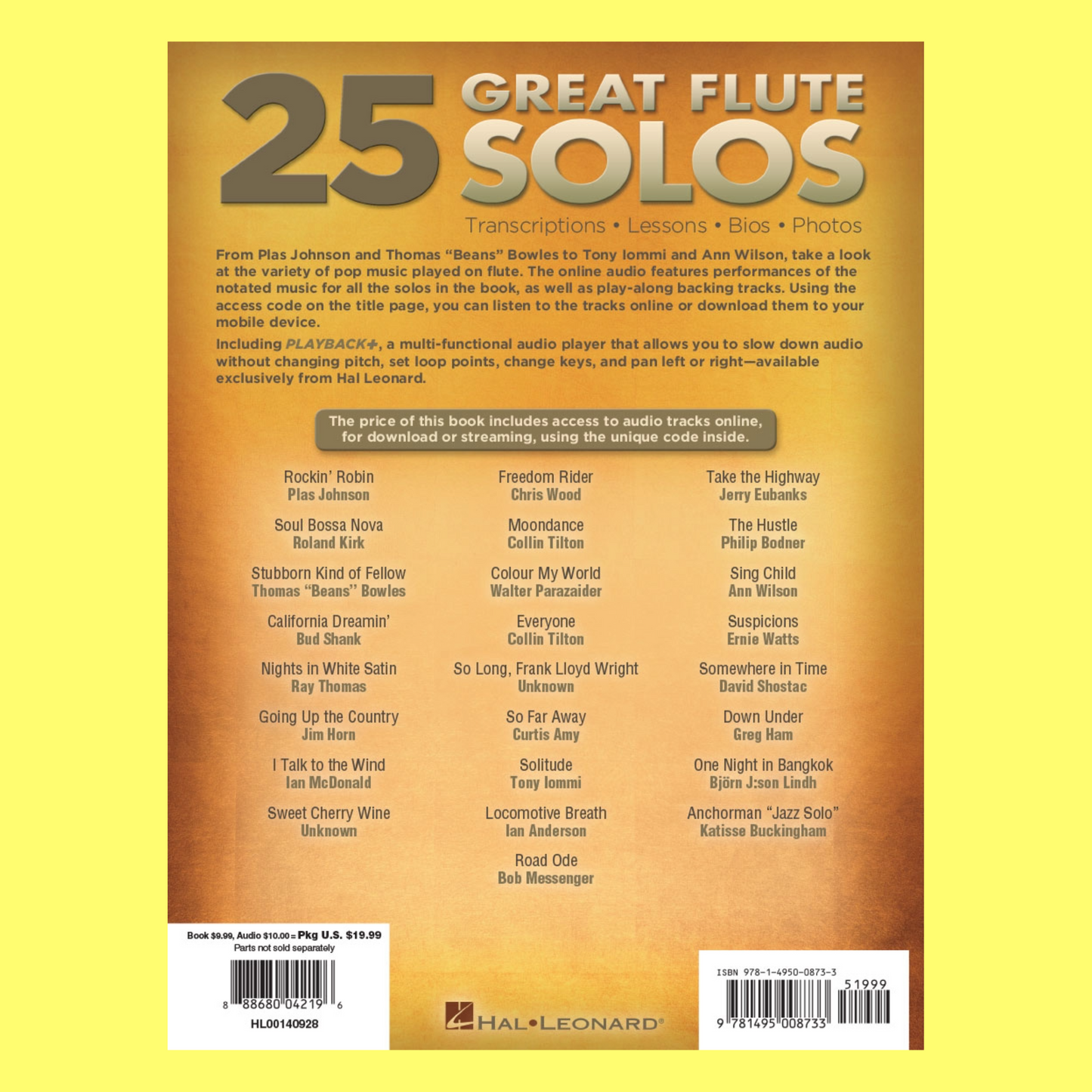 25 Great Flute Solos Book/Ola