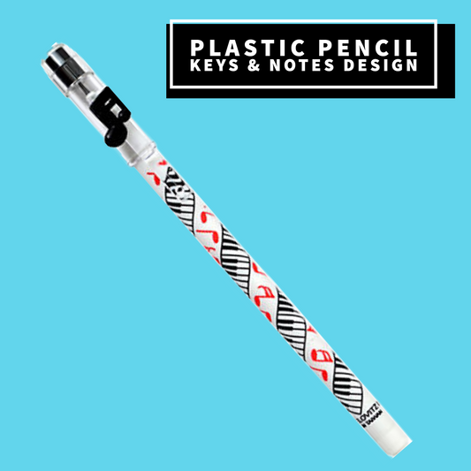 Piano Keys Plastic Pencil