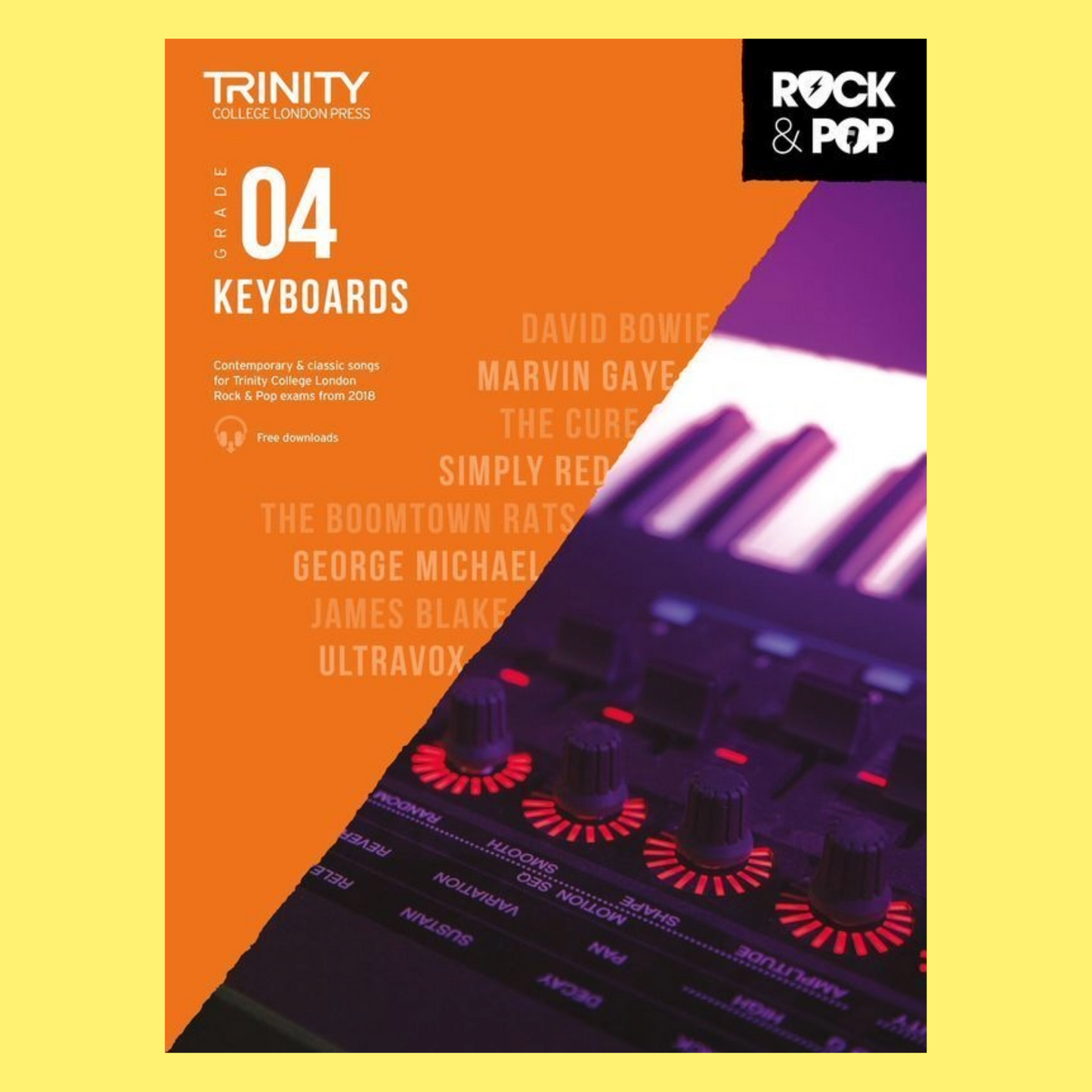 Trinity Rock & Pop Keyboards Grade 4 2018 Book