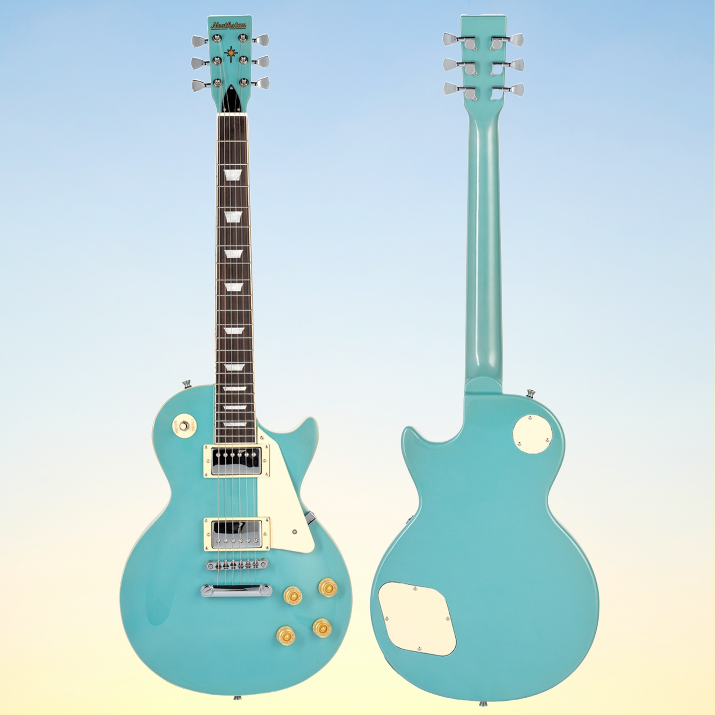 Northstar NS3CB Cadillac Blue LP-Style Electric Guitar (Arriving Late October)